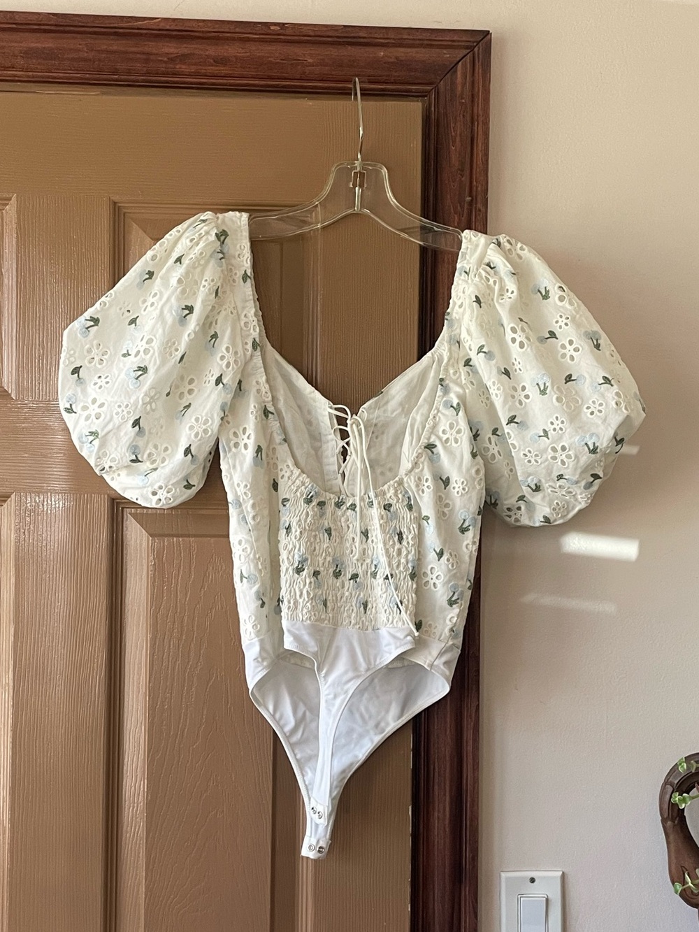 For Love and Lemons Puff Sleeve Bodysuit - Picture 4 of 5